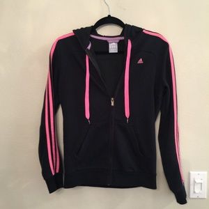 adidas jacket women pink